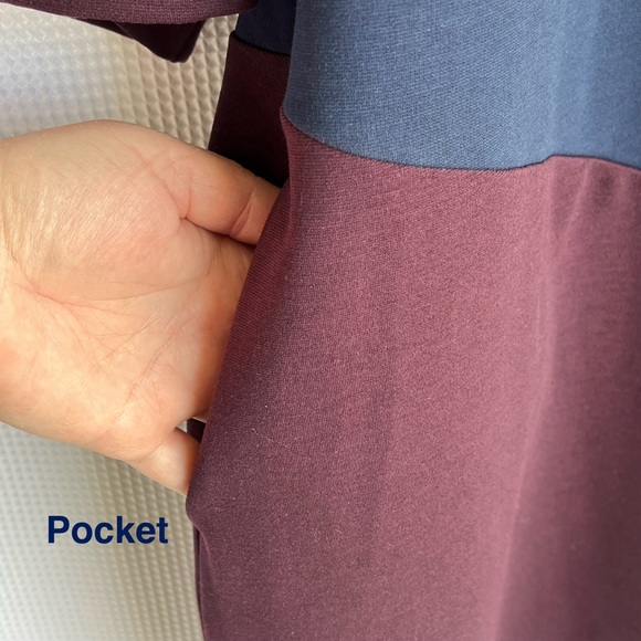 Taylor Woman / Knit Colorblock Sheath Dress / Size 22W / NWT - Picture 4 of 9